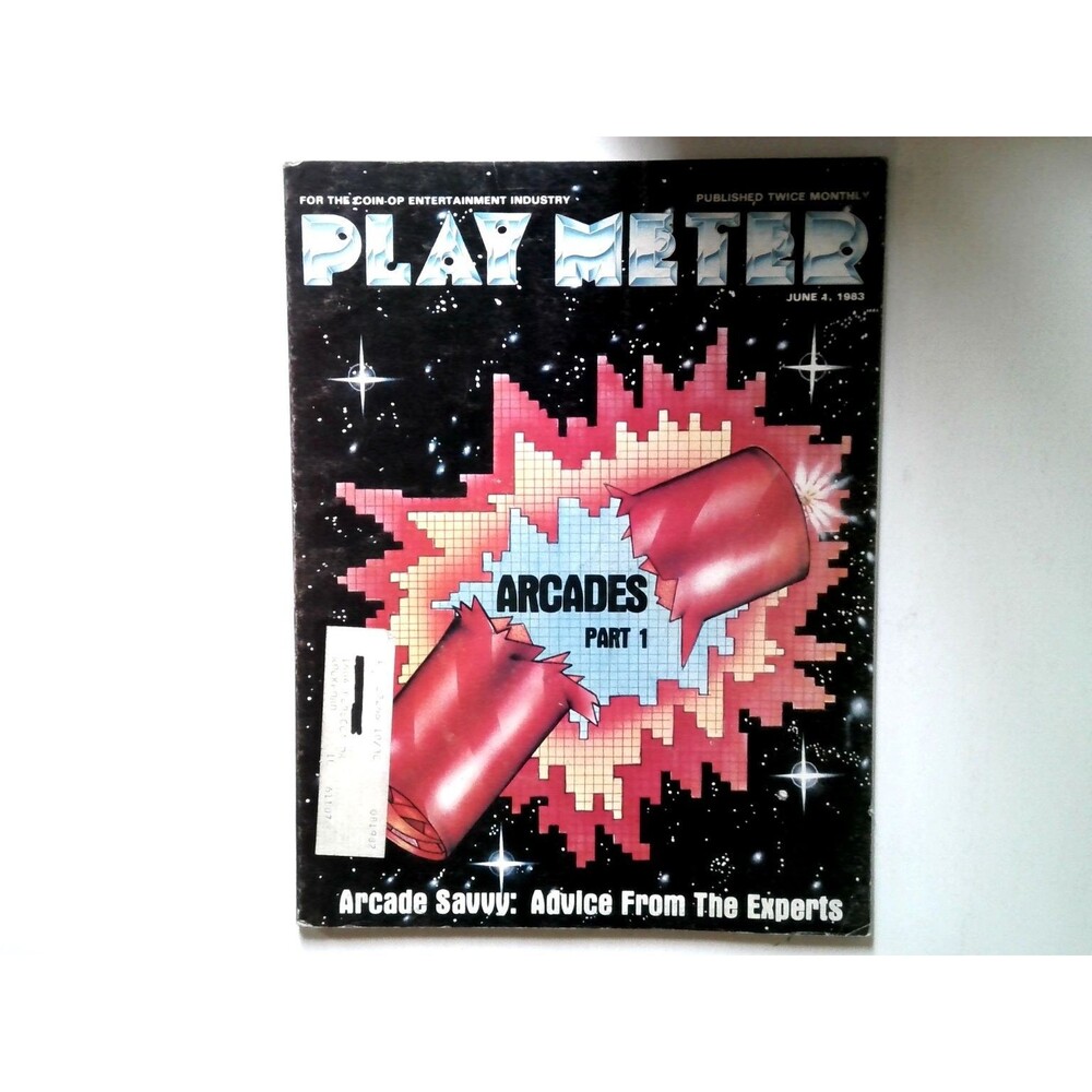 Vintage Play Meter Magazine June 4, 1983 Coin-Op Arcade Atari Food Fight